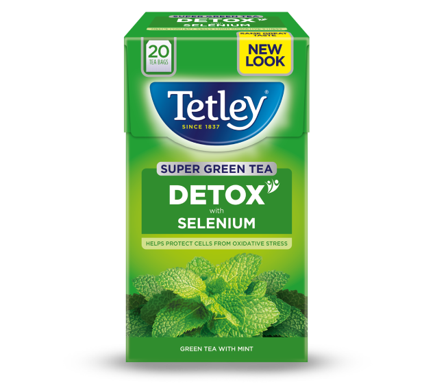 Detoxifying green new arrivals tea